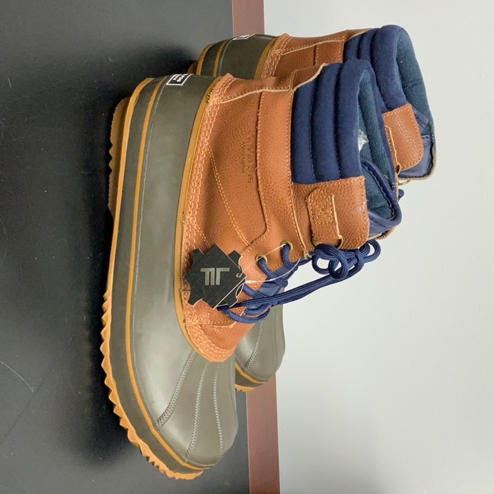 NWT Mens London Fog Ashford 3 Duck Boots Waterproof Thinsulate Sizes 9 10 12 13 - Picture 3 of 7